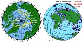 Image result for Earth's Magnetic Pole Is Wandering, Lurching Toward Siberia